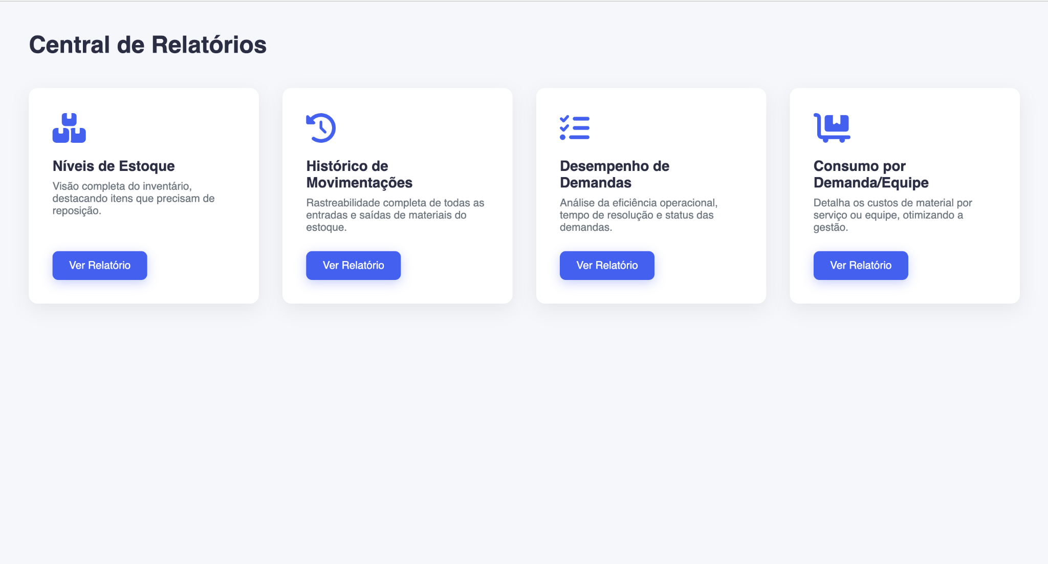 Central de Relatórios